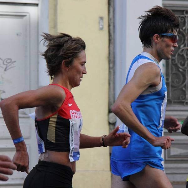 Beim Berlin-Marathon war Niels der Hase für Irina Mikitenko
