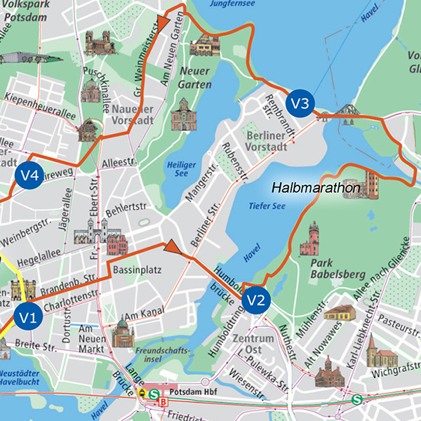 Schlösserlauf durch Potsdam - Halbmarathon - Niels Bubel